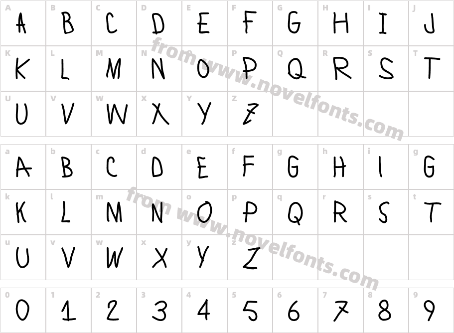 Lamiar-BoldCharacter Map