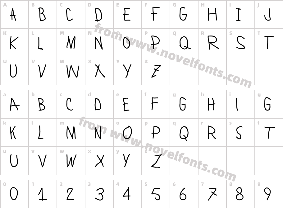 Lamiar-MediumCharacter Map