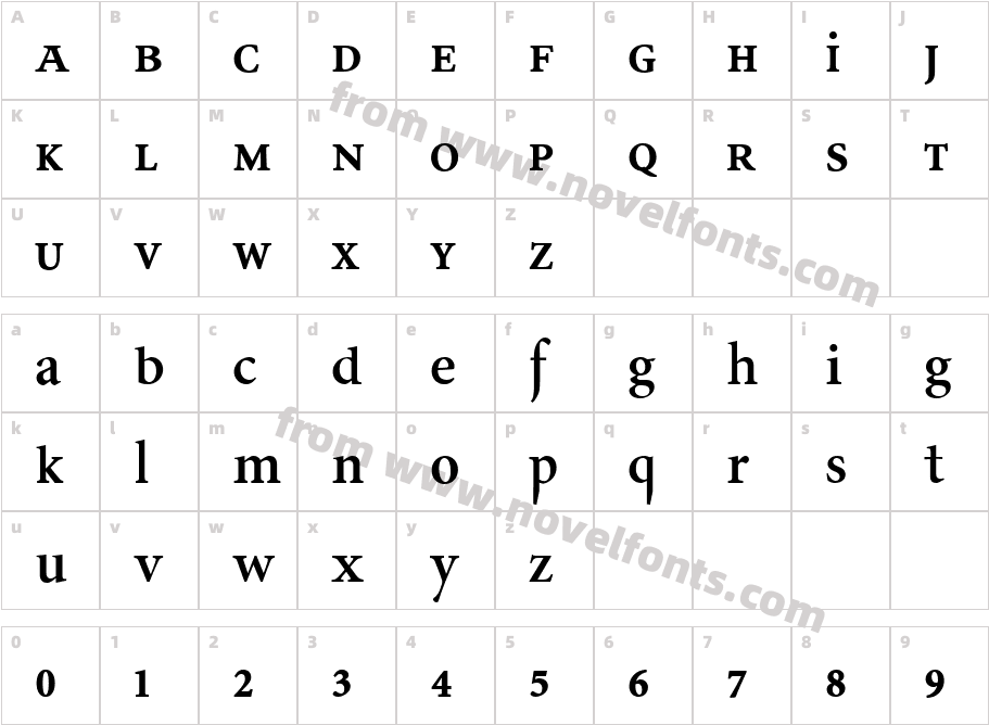 Lamini EQ smallverzCharacter Map