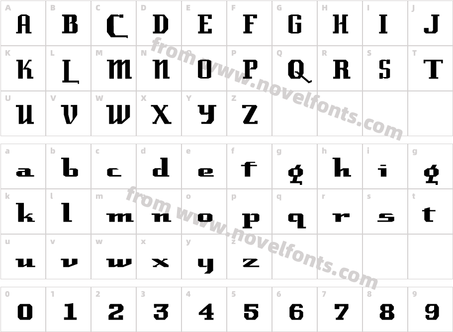 LaundretteCharacter Map