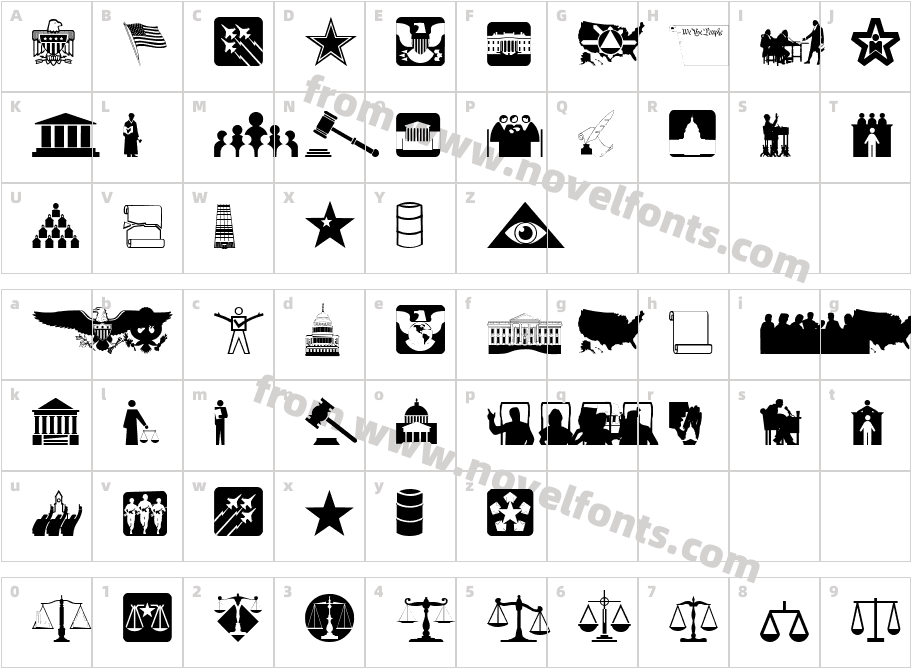 Law & OrderCharacter Map