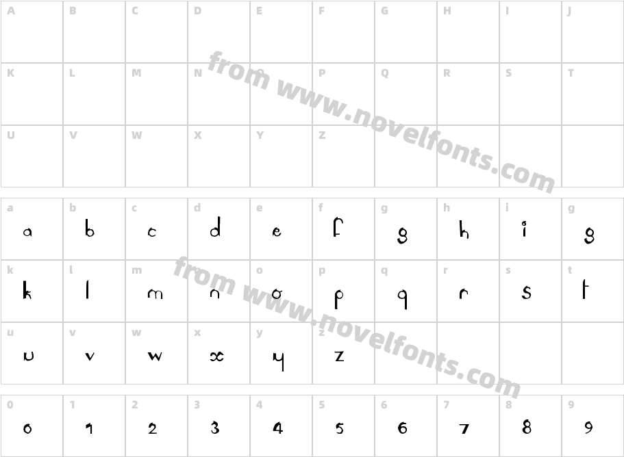 Le AntoineCharacter Map