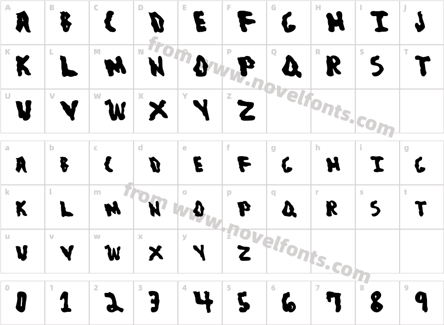 BlobCharacter Map