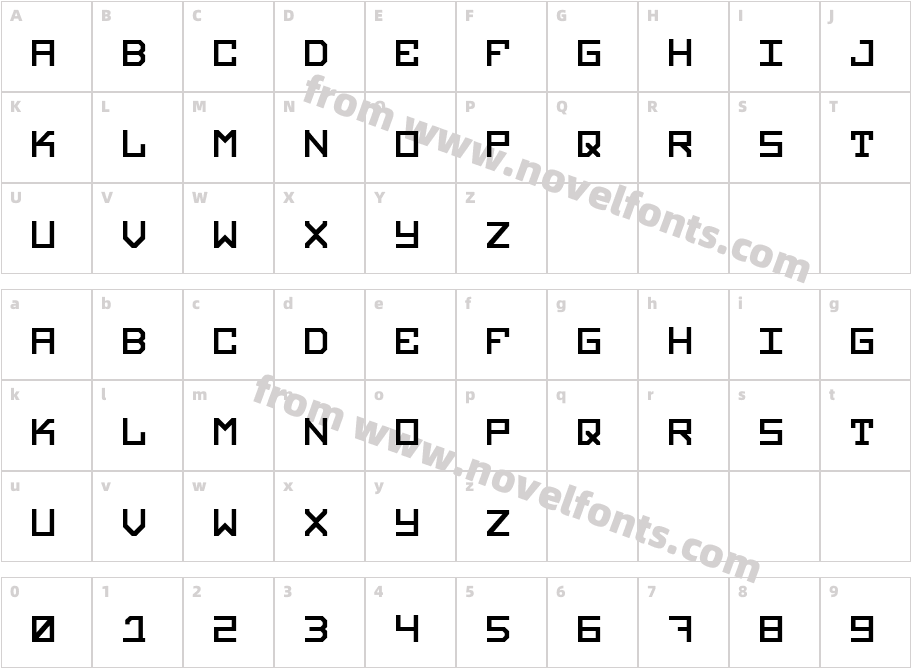 LegacyCharacter Map