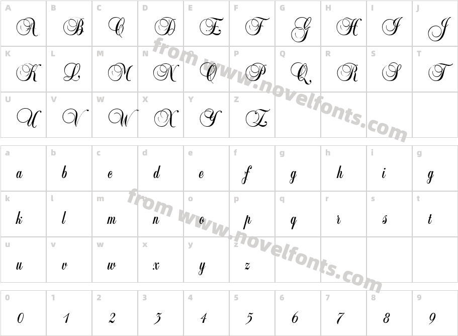 Lei ScriptS Sk RegularCharacter Map