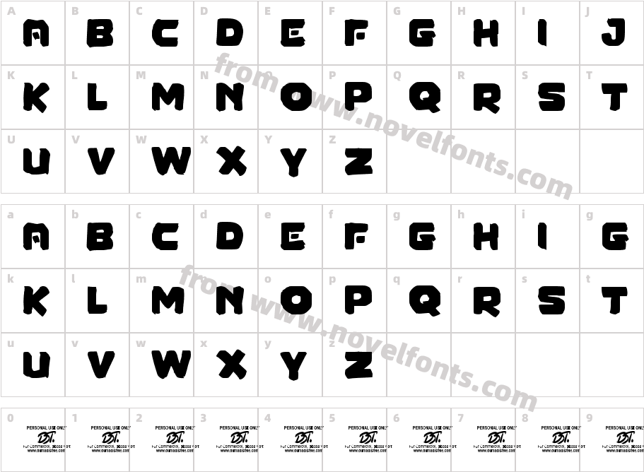 Block ForceCharacter Map