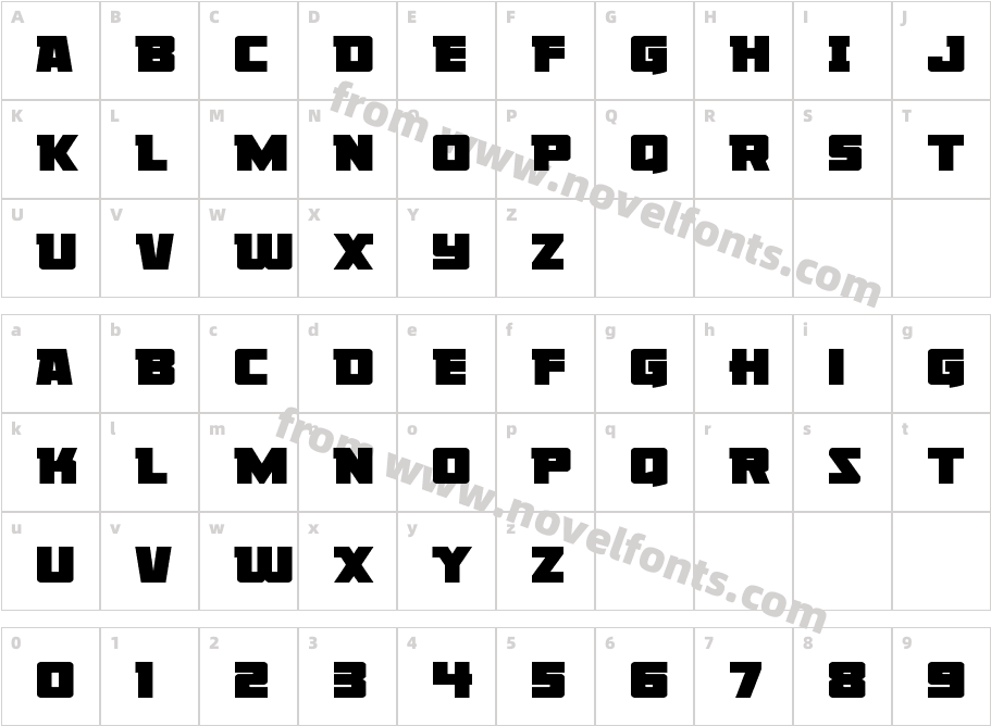 Liberty Legion ExpandedCharacter Map