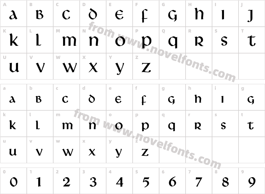 Libra NormalCharacter Map