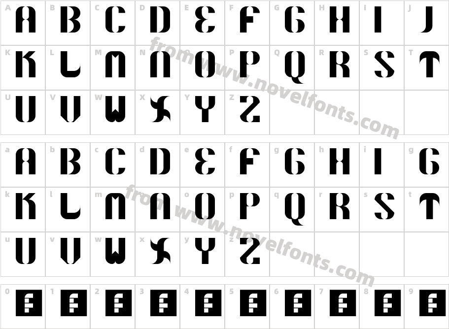 5Curvo RegularCharacter Map