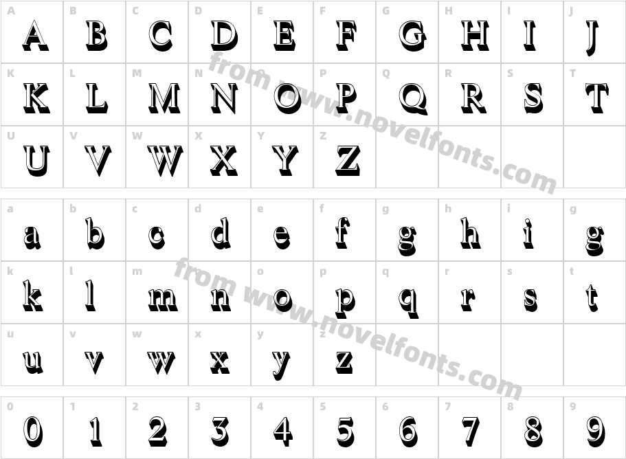 LifeT Regu Sh1Character Map