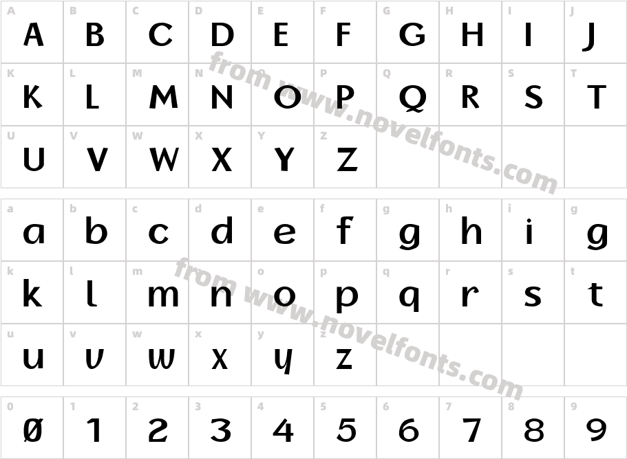 LimousineCharacter Map