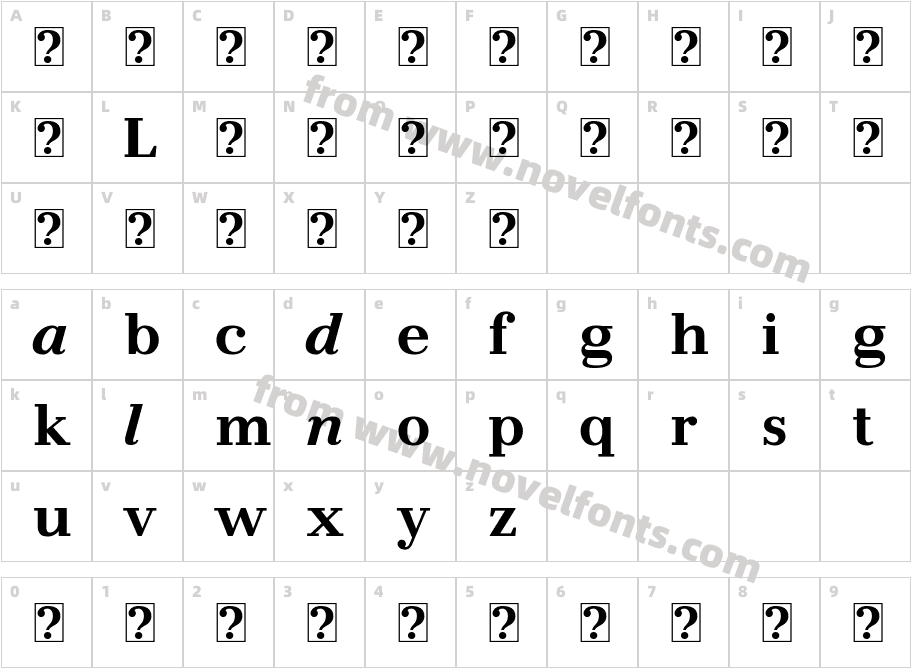 LitolandCharacter Map