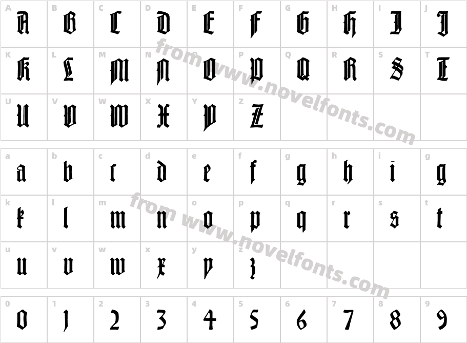 LiturgischCharacter Map