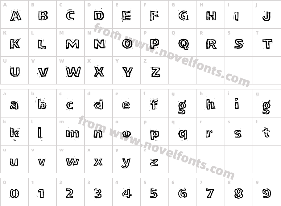 Log Jam InlineCharacter Map