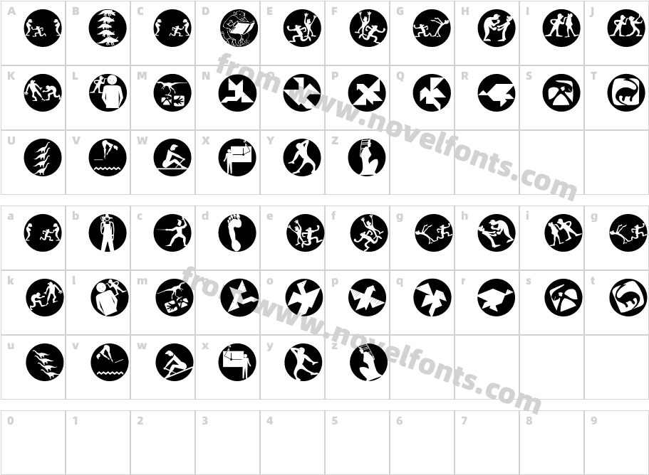 Logo SketchesMKCharacter Map