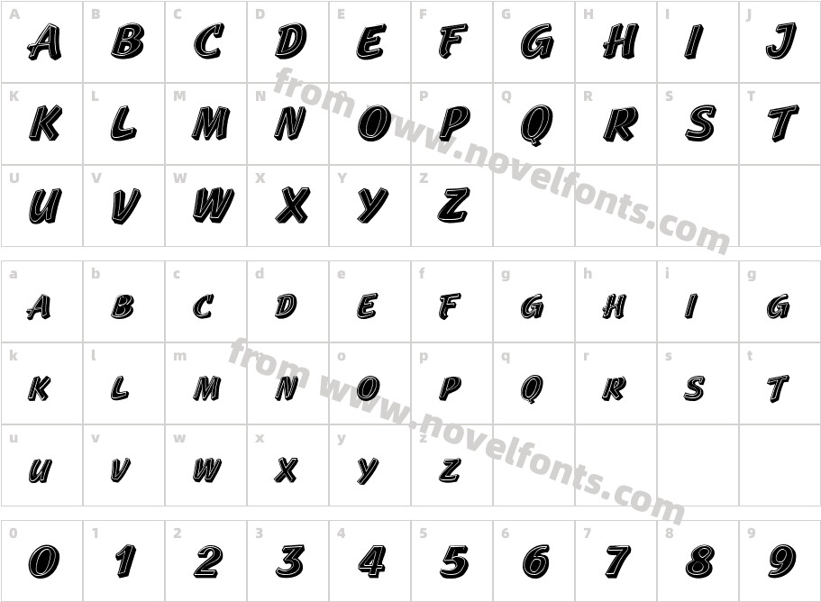 Look Mom!Character Map