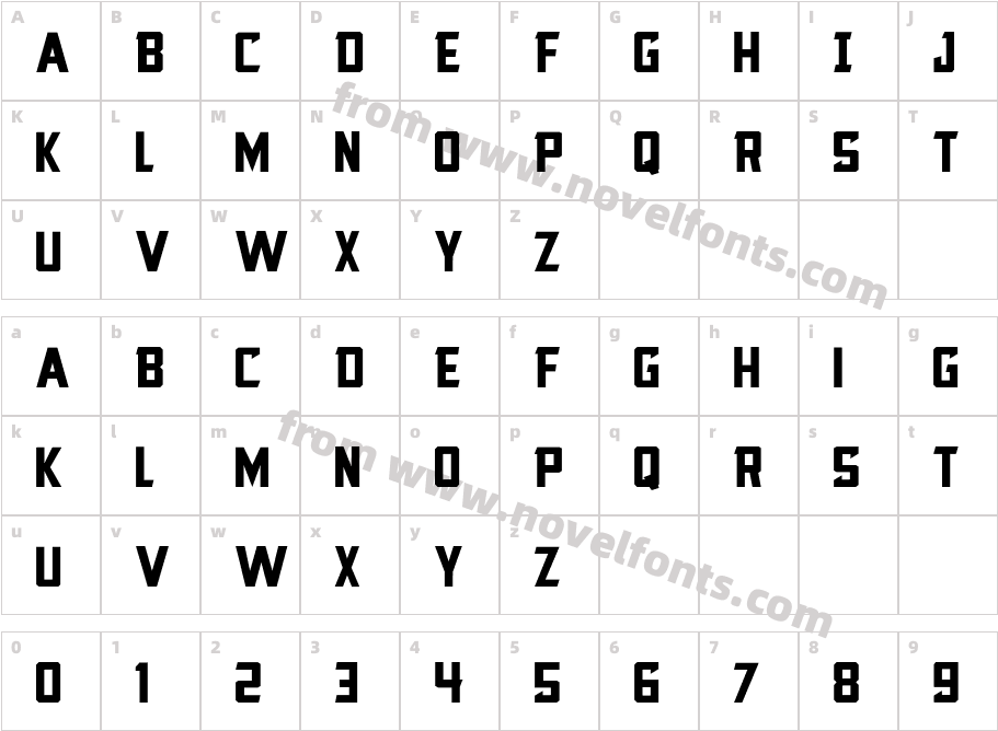 BlocktasticCharacter Map