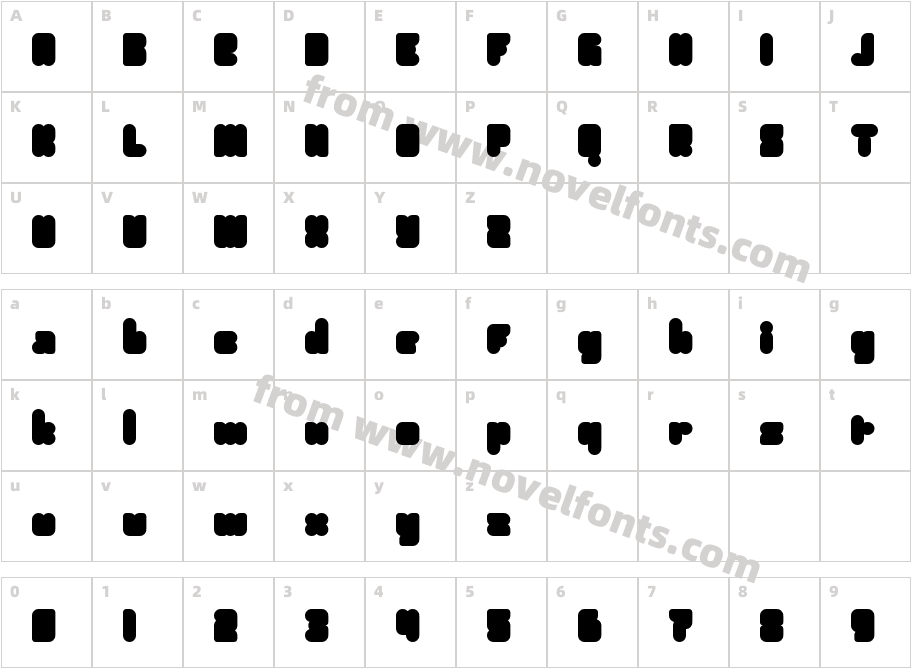 Lump RegularCharacter Map