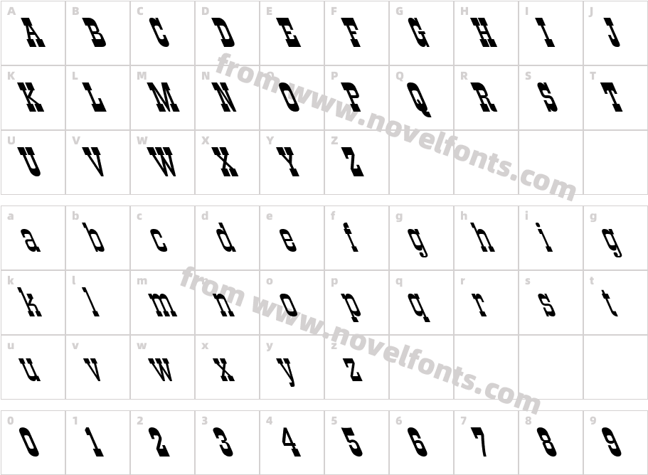 M Figaro LeftyCharacter Map