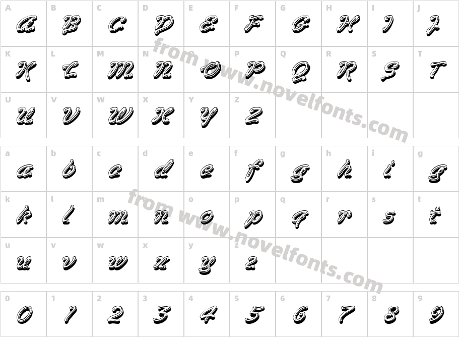 MC ToothpasteCharacter Map