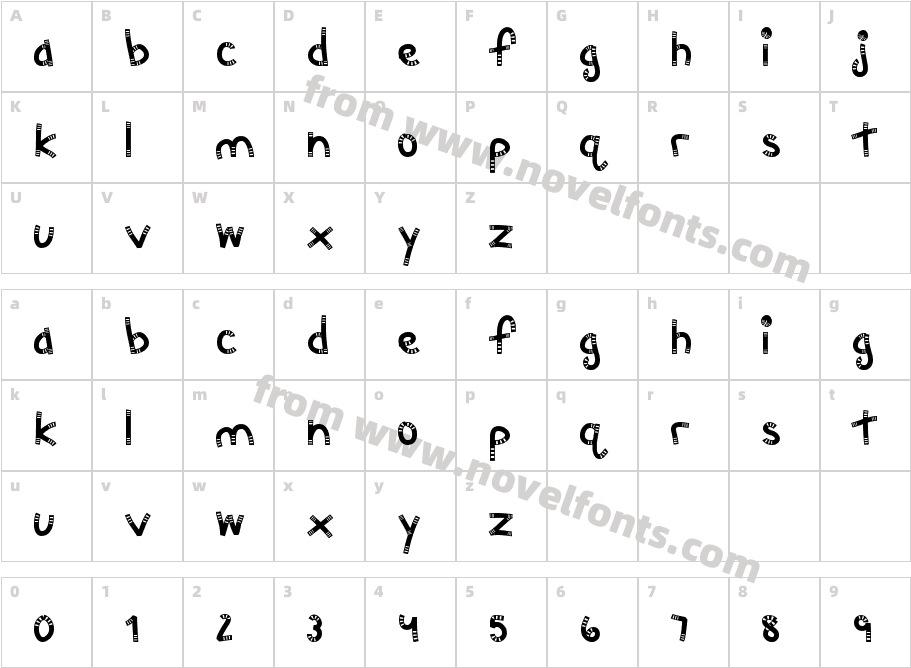 MTF ChunkieCharacter Map