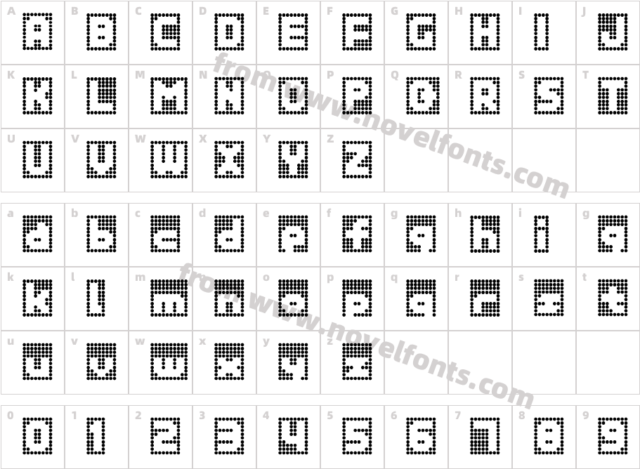 MW POLKA2Character Map