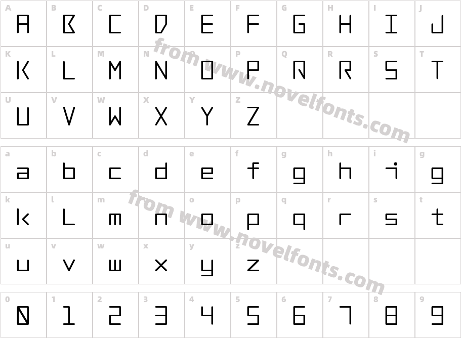 MW QUOINCharacter Map