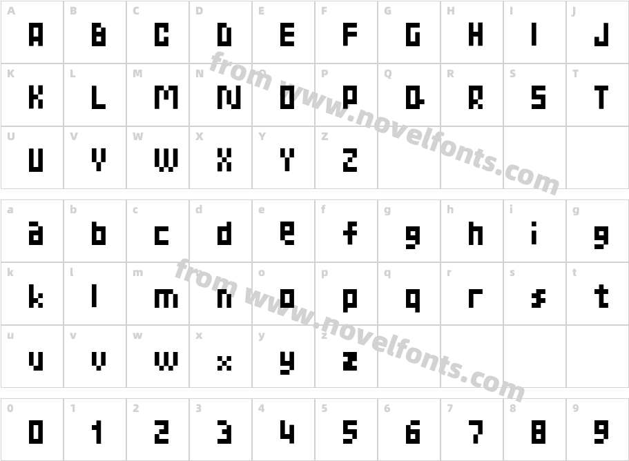 MW TACOCharacter Map