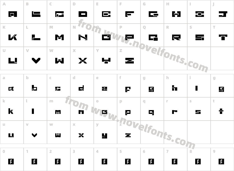 Ma.P@resseux RegularCharacter Map