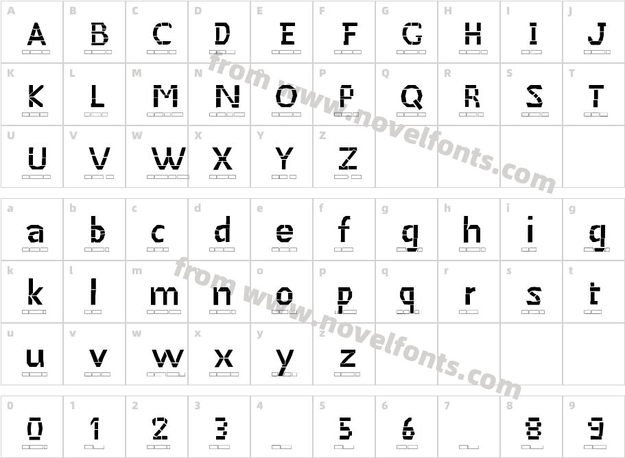 Maceriam Lapide DemoCharacter Map