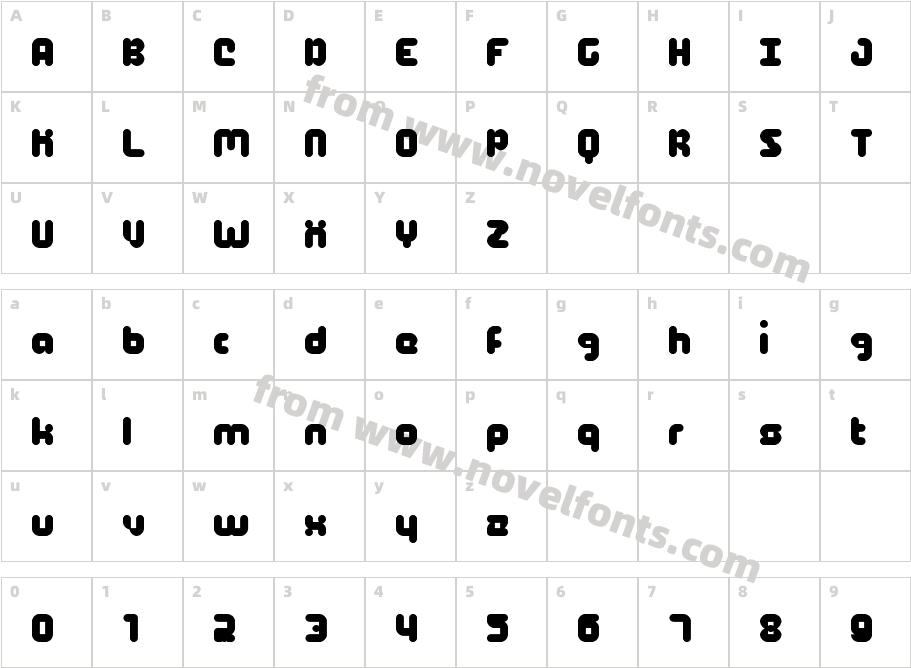 5Maach RegularCharacter Map