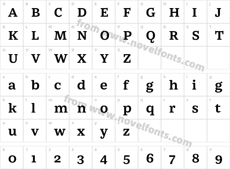 Mala BoldCharacter Map