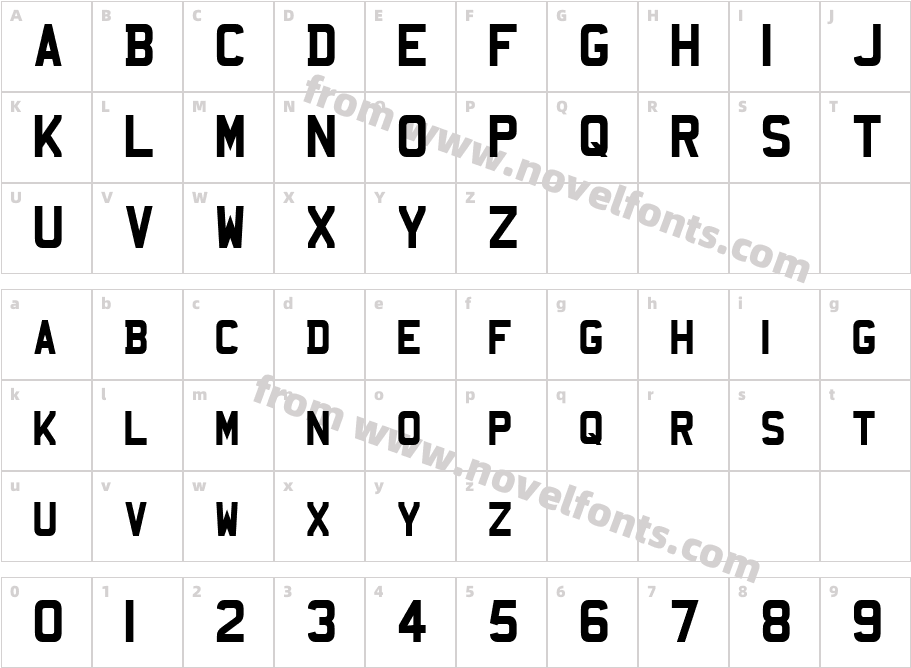 MandatoryCharacter Map