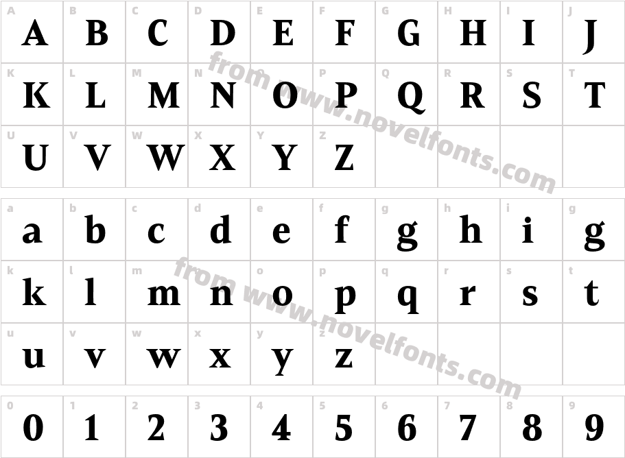 Mandrel Norm BlackCharacter Map