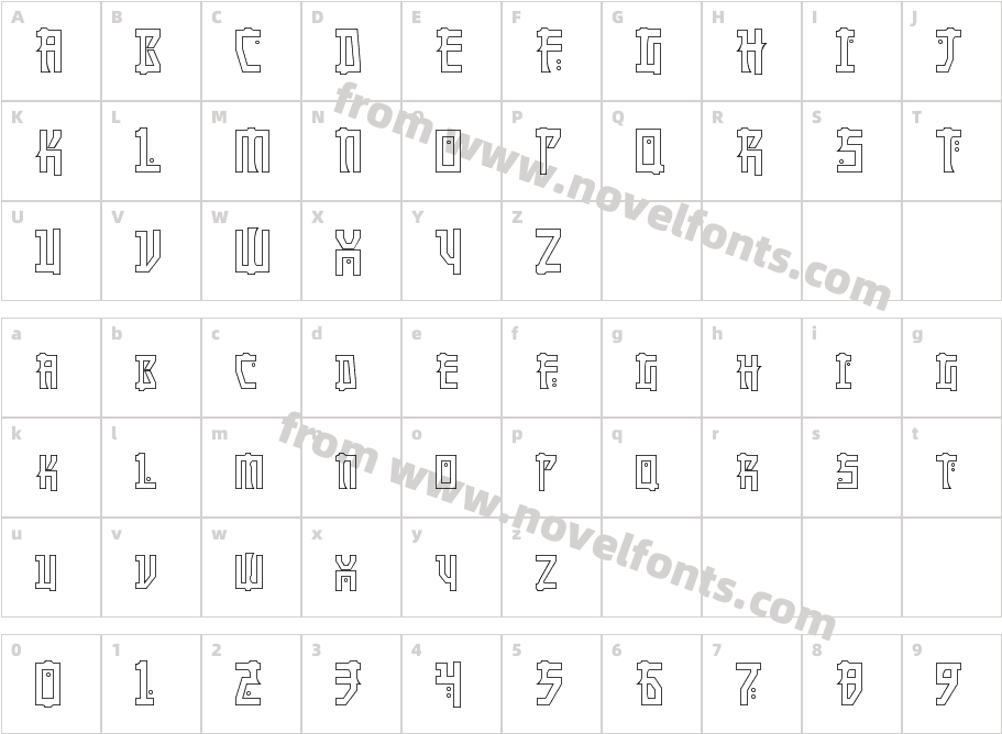 Manga HollowCharacter Map