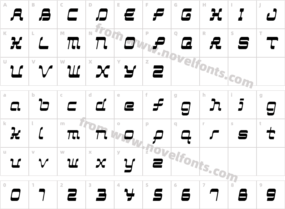 Maniac2ALCharacter Map