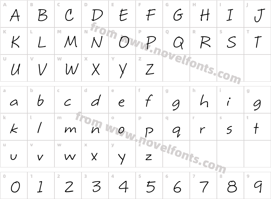 MaritaTextBookHMKCharacter Map