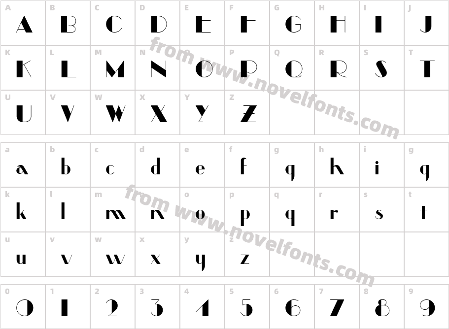 MarquisCharacter Map