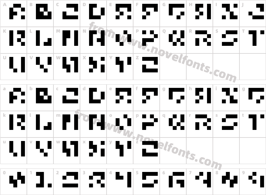 5Microchip Nowhere RegularCharacter Map