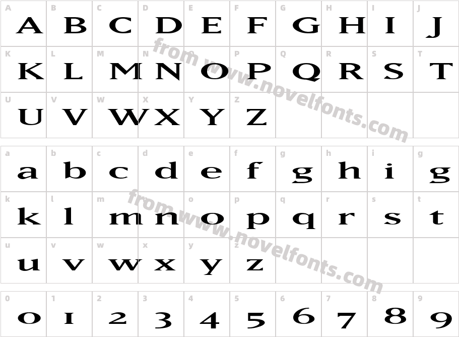 Matrix WideCharacter Map