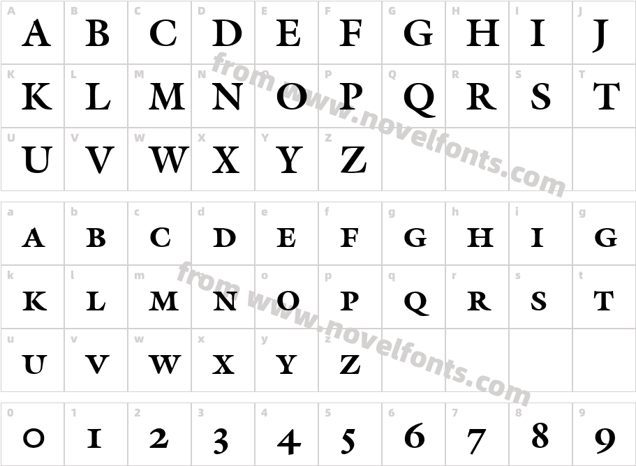 Matthew Smc BoldCharacter Map