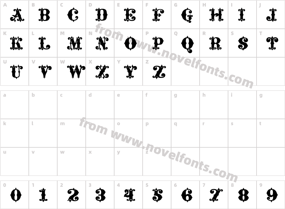 Mavericks Luck FillCharacter Map