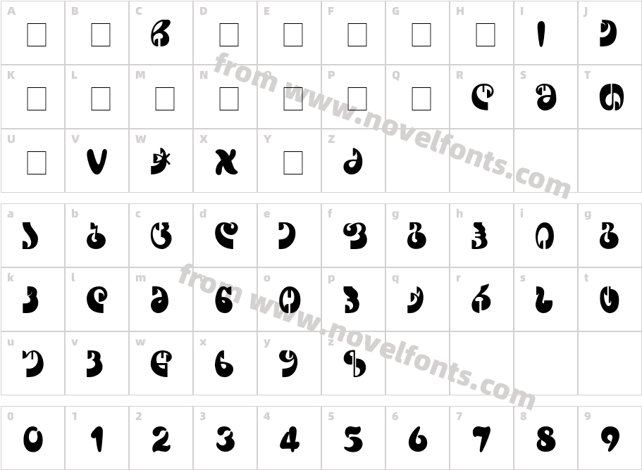 Mdzimiseburi NormalCharacter Map