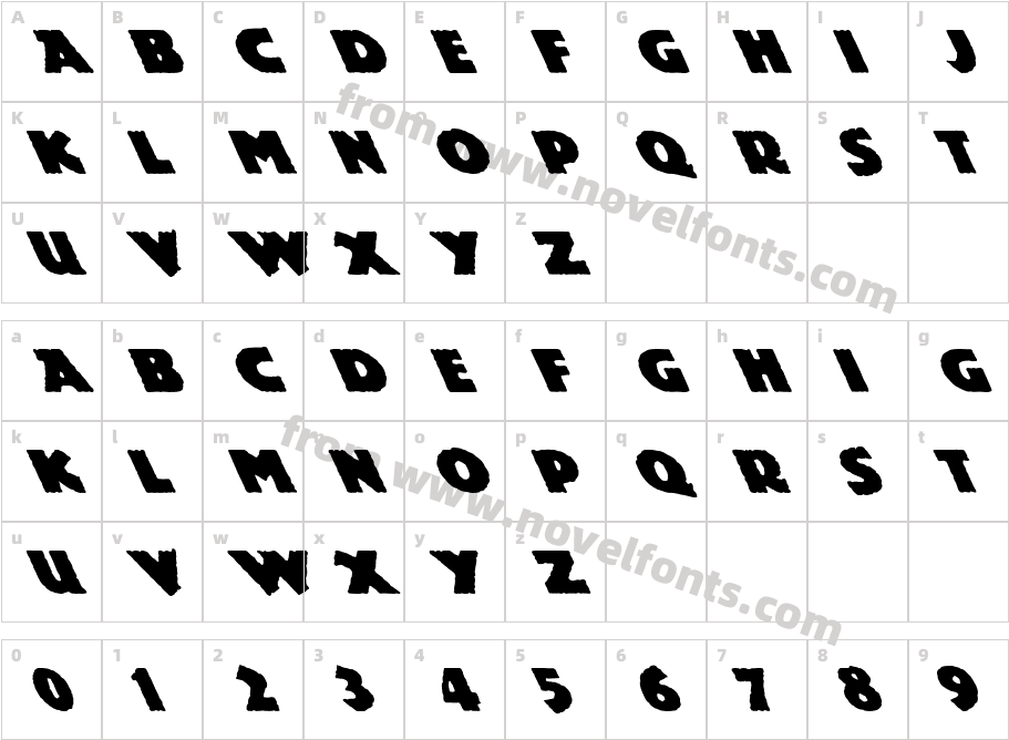 Mesozoic LeftyCharacter Map