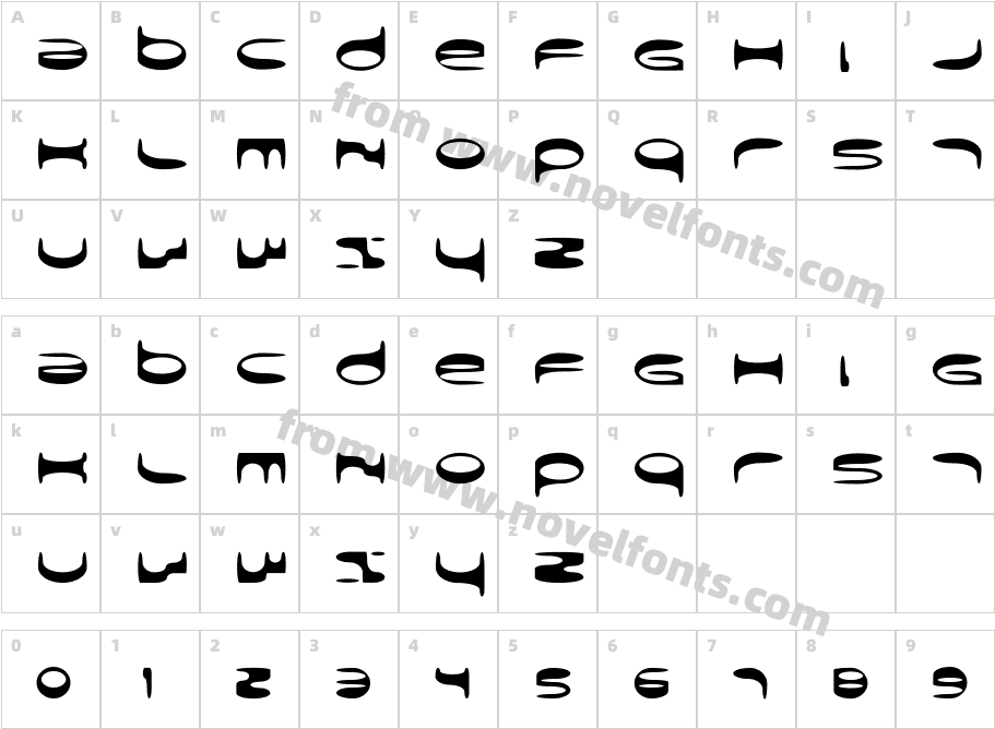 MichelCharacter Map