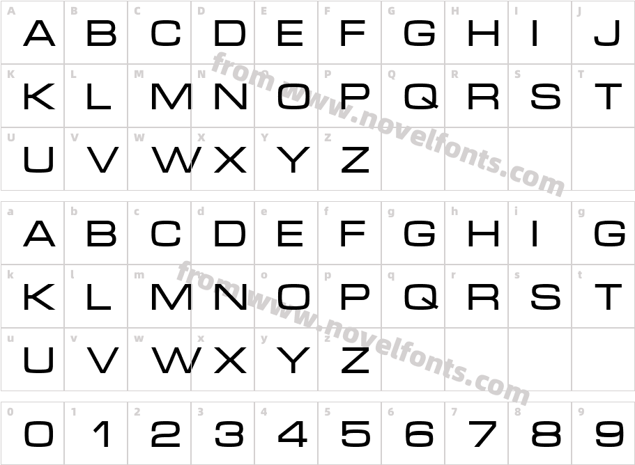 MicraCharacter Map