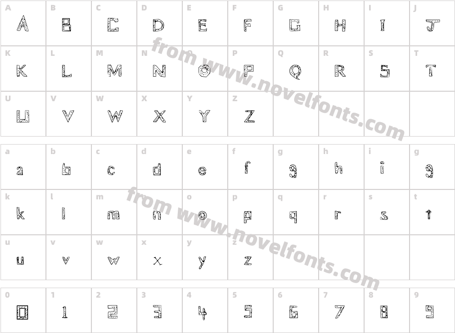 Blueprint MediumCharacter Map