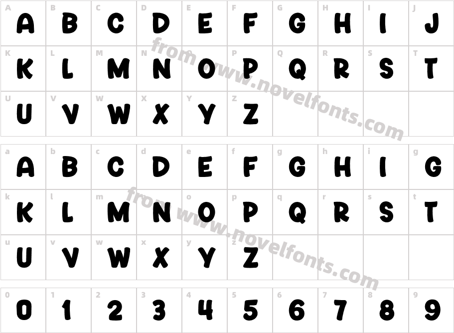 Blues SmileCharacter Map