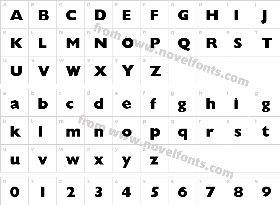 MinicarCharacter Map