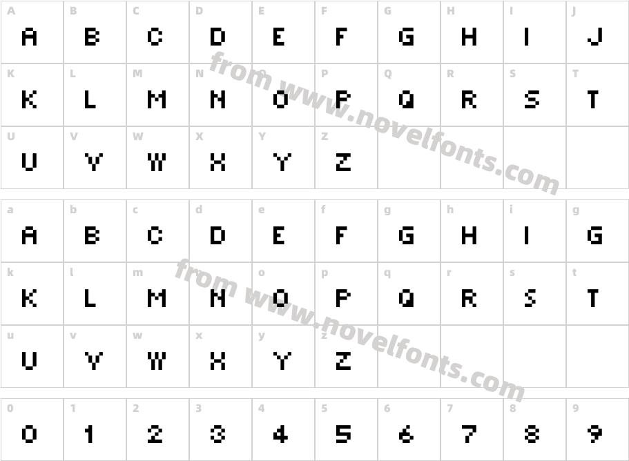 Minimal 5Character Map